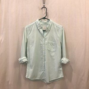 Mint Green Button Down